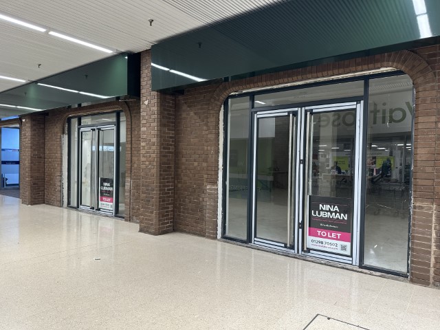 Retail units to let in The Springs shopping centre Buxton